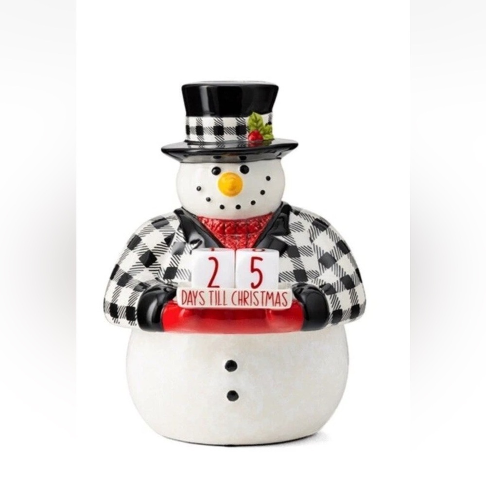 Count Down The Days Christmas Snowman Scentsy Warmer